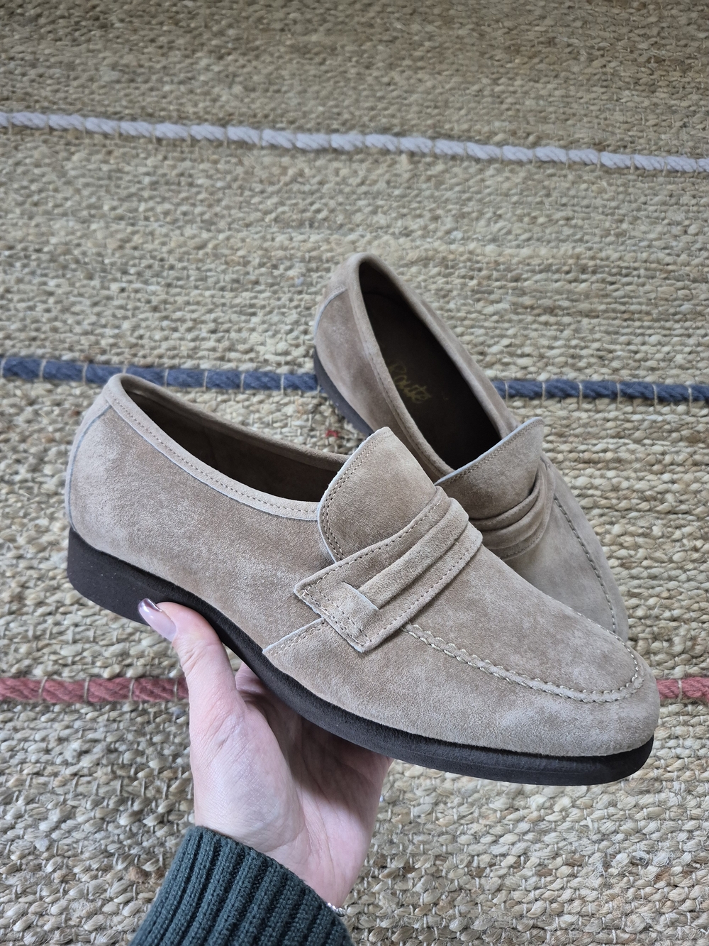 Suede Penny Loafers
